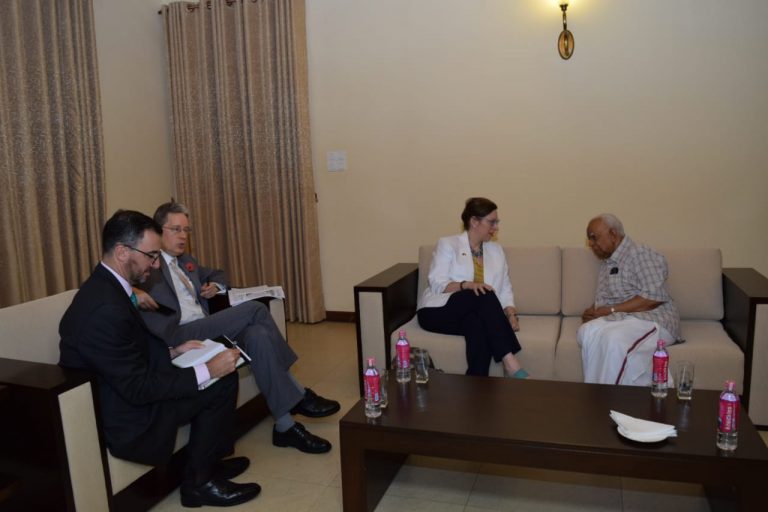 USA is committed to the implementation of UNHRC resolution on Sri Lanka, Ambassador  tells Sampanthan