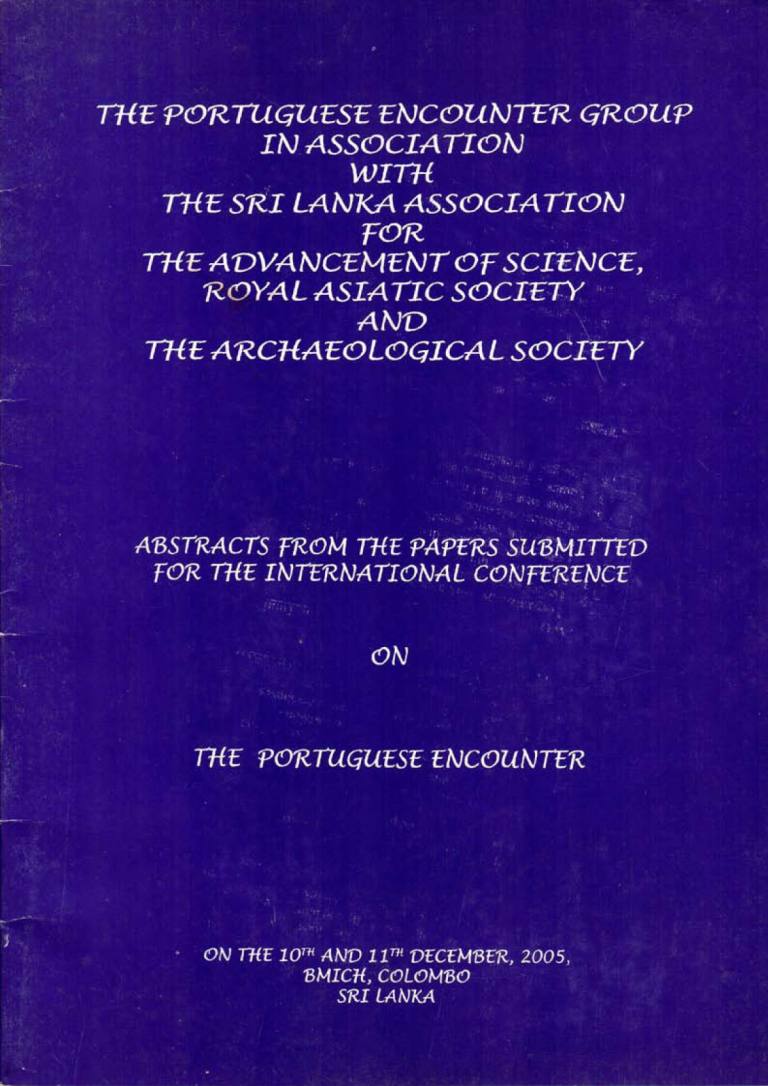 The Portuguese Encounter