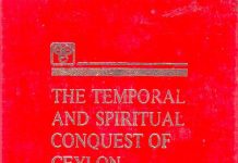 The Temporal and Spiritual Conquest of Ceylon