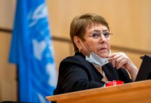 Statement by Michelle Bachelet, UN High Commissioner for Human Rights