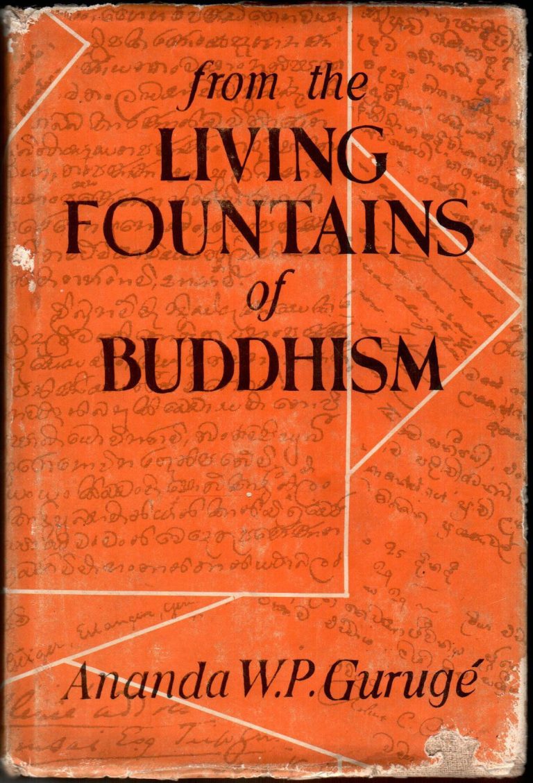 From the Living Fountains of Buddhism