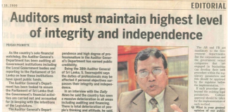 Interview with Auditor General