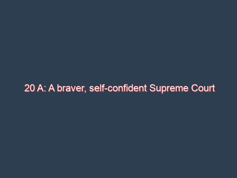20 A: A braver, self-confident Supreme Court could have done more to safeguard the people’s sovereignty – Prof Rohan Samarajiva