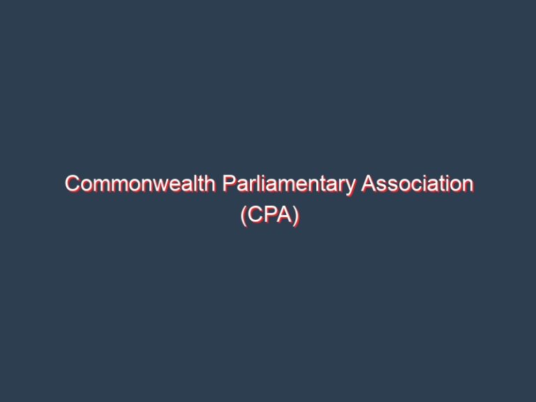 Commonwealth Parliamentary Association (CPA) Executive Committee statement on Sri Lanka