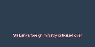 Sri Lanka foreign ministry criticised over statement against activist