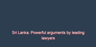 Sri Lanka: Powerful arguments by leading lawyers against the dissolution of the parliament at the SC hearing.