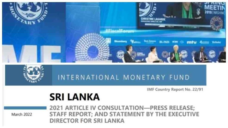 IMF Report for Sri Lanka 2022