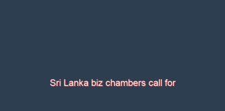 Sri Lanka biz chambers call for debt-restructuring, IMF deal, market pricing of energy
