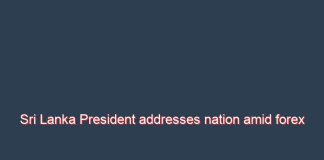 Sri Lanka President addresses nation amid forex crisis – full text