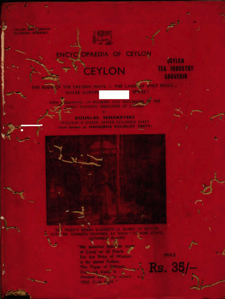 ENCYCLOPAEDIA OF CEYLON