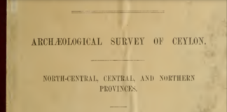 Report on the archaeological survey of Ceylon 1905