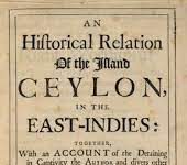 An Historical Relation of the Island Ceylon (1681)