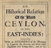 An Historical Relation of the Island Ceylon (1681)