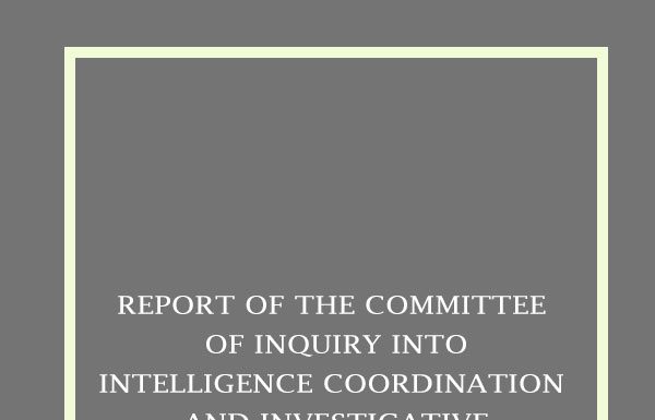 A N J DE ALWIS Report – EASTER SUNDAY BOMBINGS