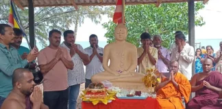 ත්රිකුණාමලය වෙරළේ පන්සලක් ඉදි කිරීම: ‘කඩා ඉවත් කරන්න ගියේ නීති විරෝධී හෝටලයක්’